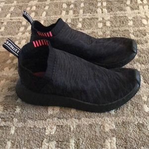 NMD Primeknit - triple black SIZE - mens 8.5